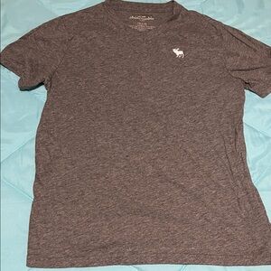 Abercrombie & Fitch Kids Charcoal Tee with Logo